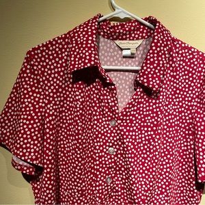 Vintage Norm Thompson Polka Dot Dress